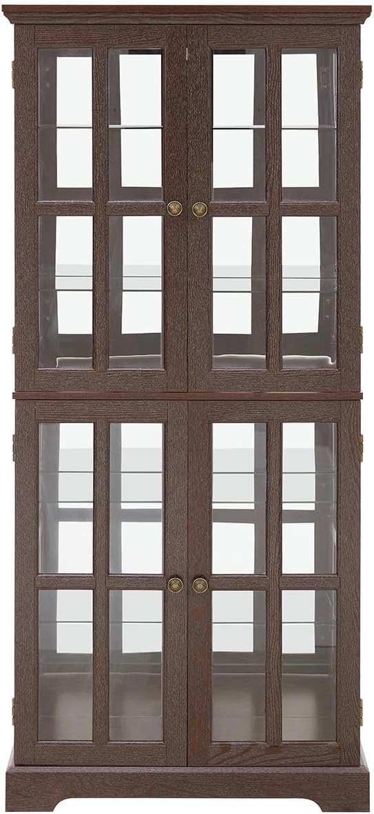 Lighted Glass Curio Cabinet - Image 3