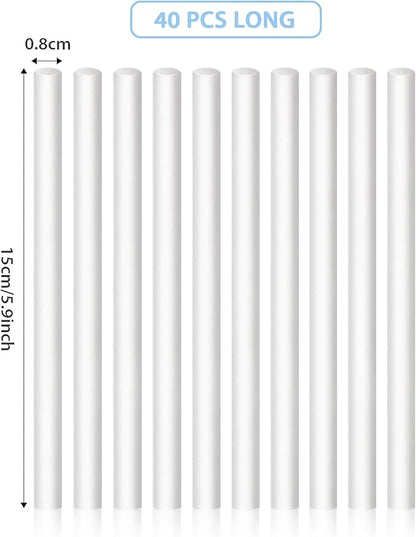40 Pieces Humidifier Filter Cotton Refill Travel Mini Humidifier Filters Sticks - Image 3