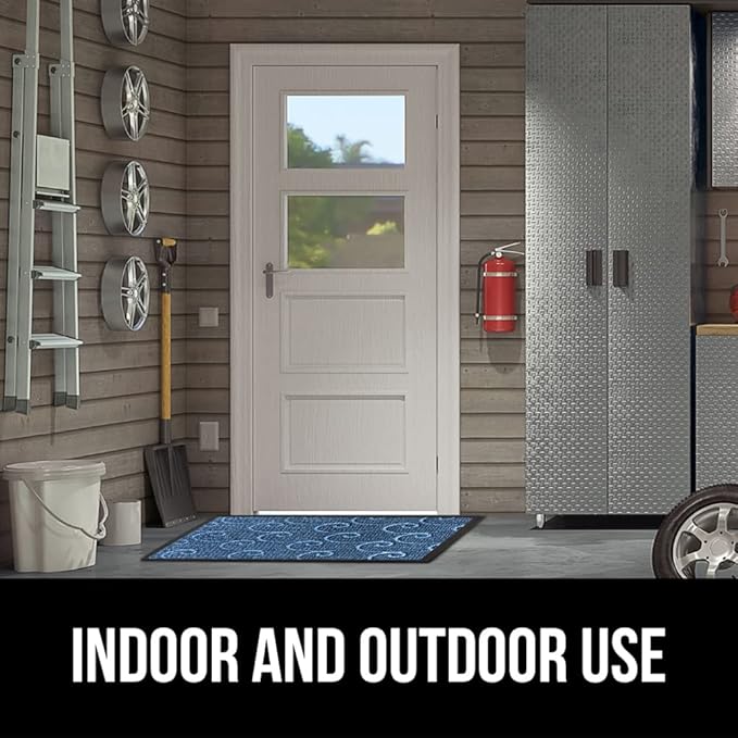 GORILLA GRIP 100% Waterproof All-Season WeatherMax Doormat, US Designed Natural - Image 9