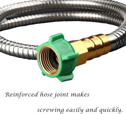 BEAULIFE 304 Stainless Steel Metal Garden Hose 50 Feet - Image 2