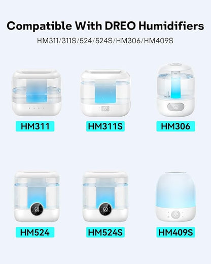 Leemone 4-Pack Humidifier Demineralization Cartridge Compatible - Image 2