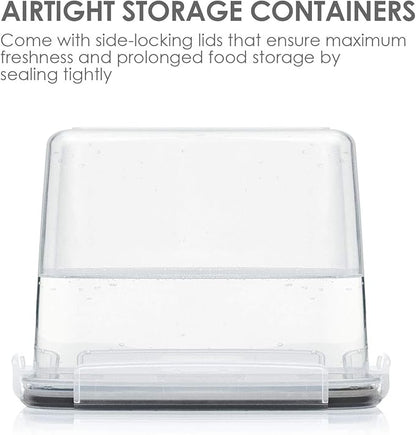 Vtopmart Food Storage Containers 3.3 quart / 3.6L, 4 Pieces BPA Free Plastic - Image 7