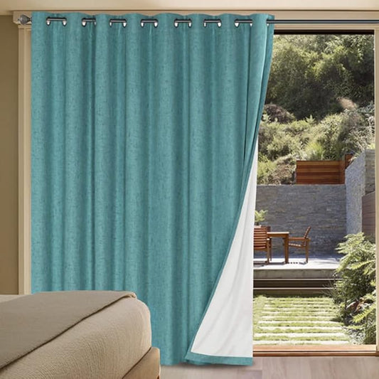 H.VERSAILTEX Linen Blackout Curtains Durable Thick Textured Linen Look 100% by HVERSAILTEX