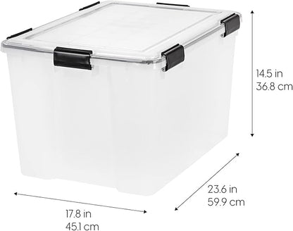 IRIS USA WeatherPro 74 Qt Storage Bins - Image 4