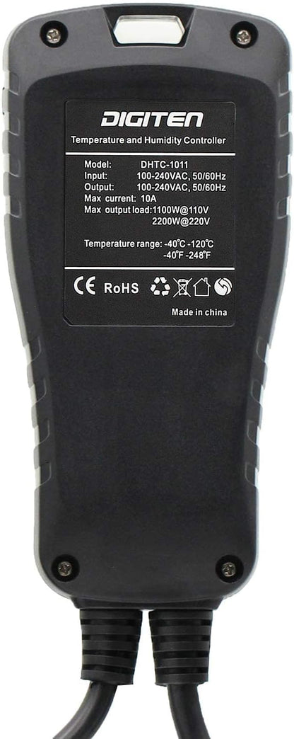 DIGITEN DHTC-1011 Temperature and Humidity Controller Outlet Plug in Thermostat - Image 3