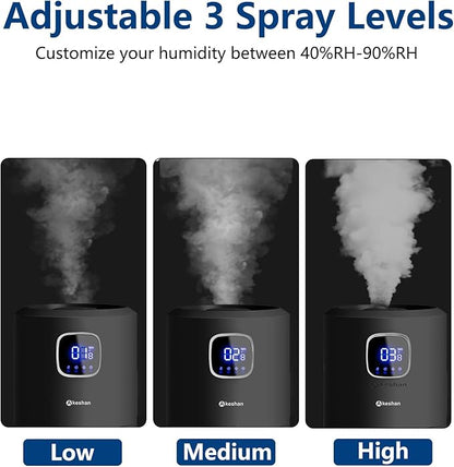 Large Humidifiers for Bedroom, 9L/2.5Gal Ultrasonic Cool Mist, Top Fill Easy - Image 6
