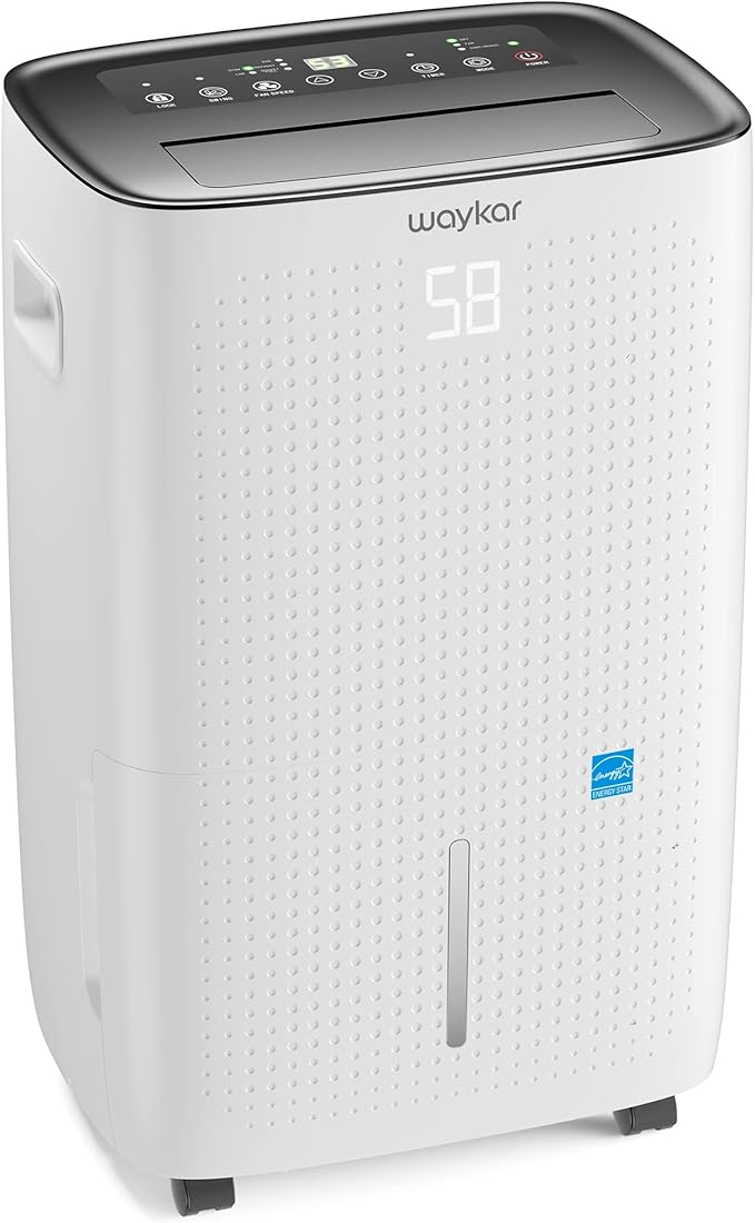 Waykar 150 Pints 7, 500 Sq. Ft Energy Star Dehumidifier by Waykar