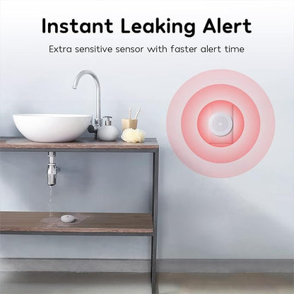 Winees WiFi Water Leak Detector, 3 Pack Water Sensors - Image 5
