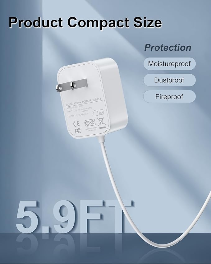 Charger for LEVOIT 3.8L Baby Humidifier, Charging Cord Compatible - Image 4