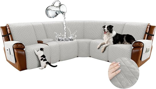 Arfntevss Waterproof Recliner Sectional Couch Covers by Arfntevss