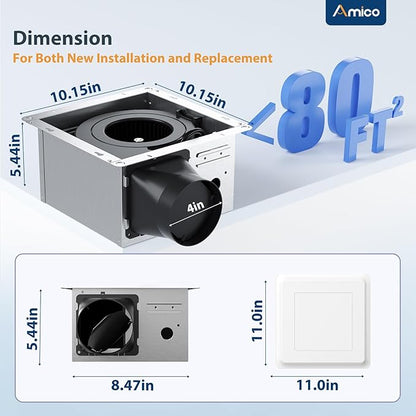 Amico Bathroom Exhaust Fan - Image 2