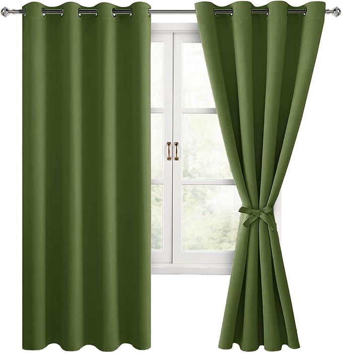 Hiasan Blackout Curtains for Bedroom, 52 x 63 Inches Length - Image 7