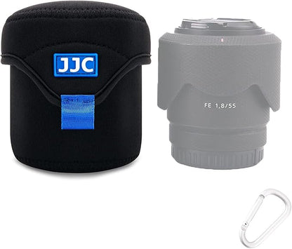 JJC Water Resistant Neoprene Camera Lens Pouch Case, Fold-Over Lens Bag - Image 9