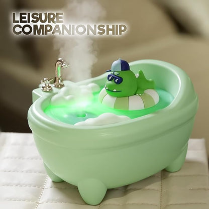 Cute Humidifier for Bedroom, Top Fill 0.34L Desk Mini Humidifier Aroma Diffuser - Image 4