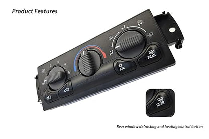 599-218 Front A/C Heater Climate Control Module Panel - Image 4