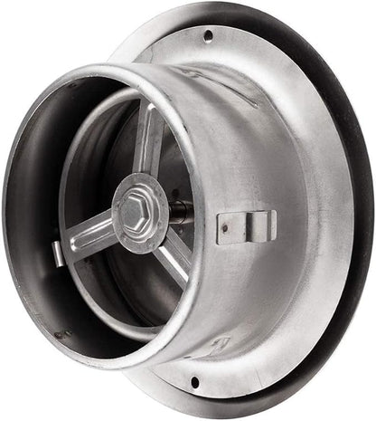 calimaero® TVE 4" Stainless Steel Vents, Round Adjustable Wall Air Vent - Image 7