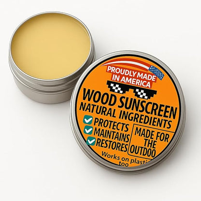 Wood Sunscreen Conditioner & UV Protectant Salve – USA Made Wood Outdoor - Image 9