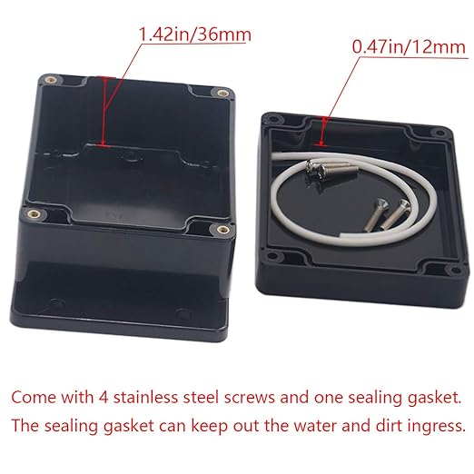 Junction Box IP65 Waterproof ABS Plastic Electrical Project Case Power Junction - Image 4