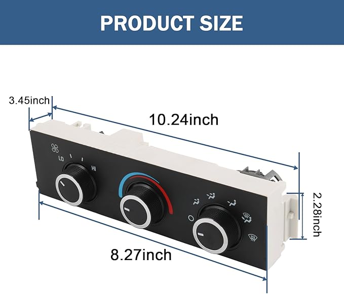 Front A/C Heater Climate Control Module Compatible - Image 6
