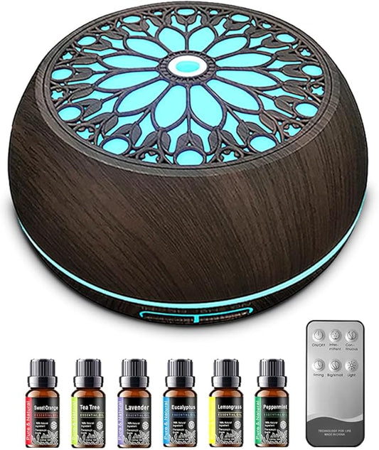 550ml Large Capacity Essential Oil Diffuser by Unknown