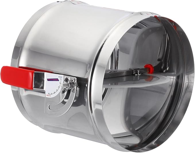 PATIKIL HVAC Duct Manual Volume Backdraft Damper, 8 Inch, Airflow Ducting by PATIKIL
