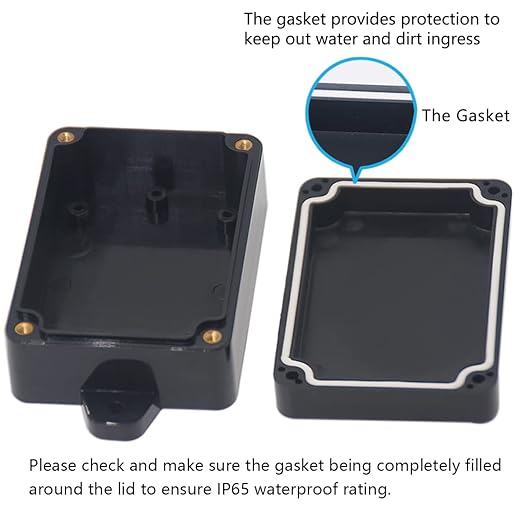 Zulkit Junction Box IP65 Waterproof ABS Plastic Universal Electrical Boxes - Image 4