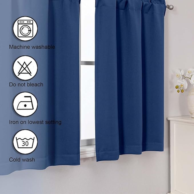 Chyhomenyc Short Blackout Curtains 36 Inch Length - Image 7