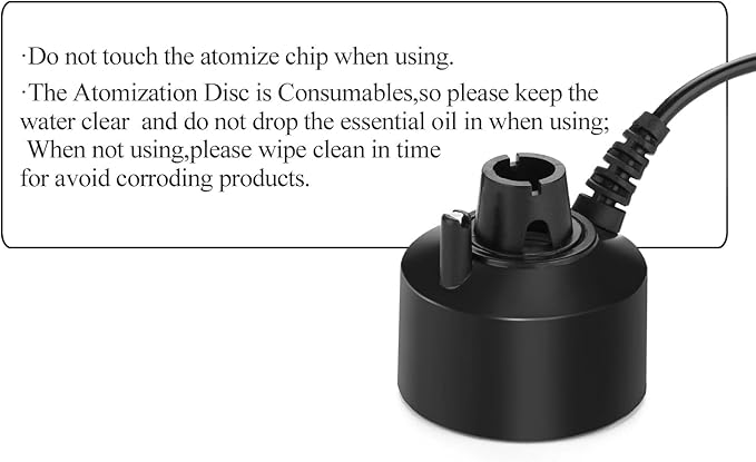AGPTEK 400mL/H Original Mini Mist Maker Fogger Water Pond Garden Fountain - Image 3