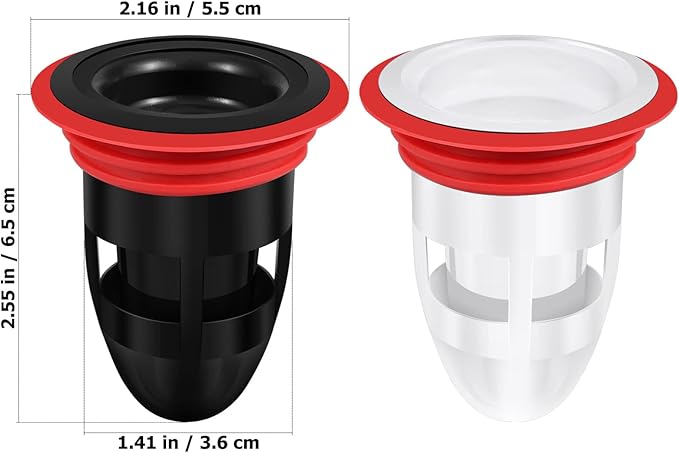IMIKEYA Odor-Proof Shower Drain Plug, Fits 1.5''-2'' ID Sewers, and Pipes - Image 4