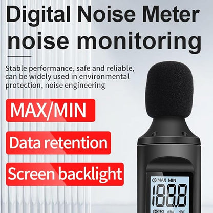 REDYY Sound Leveling Meter, High Precisions Sound Leveling Meter Decibel Noise - Image 5