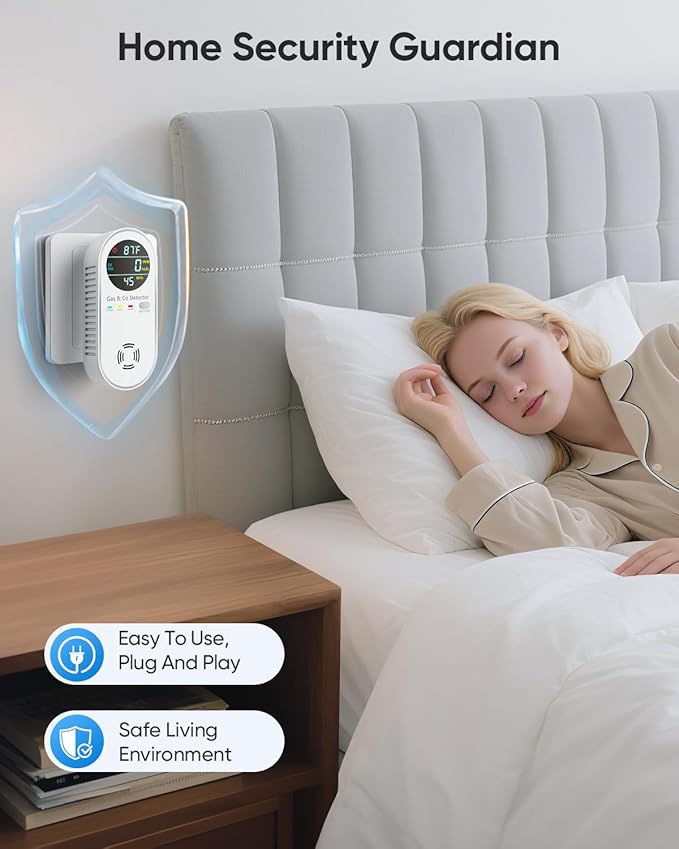 Carbon Monoxide Detectors and Natural Gas Detector, 4-in-1 Carbon Monoxide - Image 5