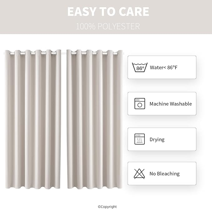 Waterproof Outdoor Curtain W84 x L120 - Image 7