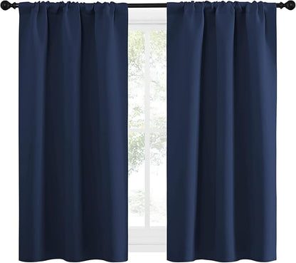 NICETOWN Kitchen Curtains, Short Blackout Curtains & Drapes, Thermal Insulated - Image 2