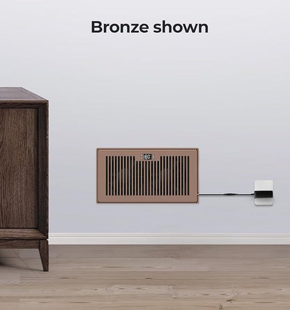 Quiet Register Booster Fan Fits 6" x 12" Register Holes, 10-Speed Smart Heating - Image 7