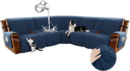 Arfntevss Waterproof Recliner Sectional Couch Covers by Arfntevss