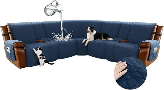Arfntevss Waterproof Recliner Sectional Couch Covers by Arfntevss