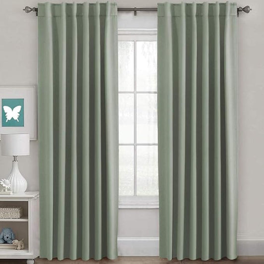 H.VERSAILTEX Blackout Curtains Thermal Insulated Window Treatment Panels Room by HVERSAILTEX