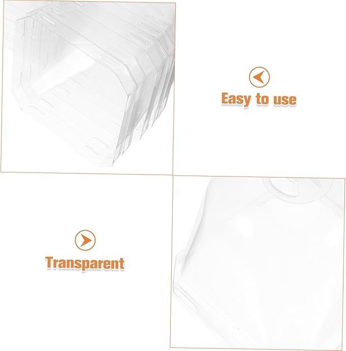 Mipcase 10pcs Plastic Cloche Dome - Image 3