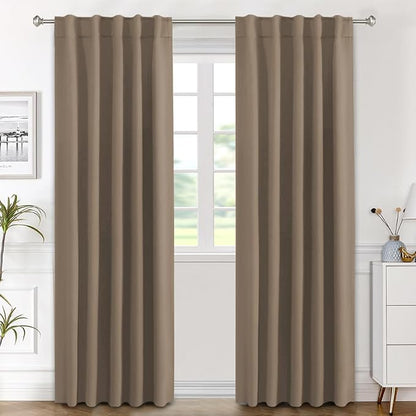 H.VERSAILTEX Blackout Curtains Thermal Insulated Window Treatment Panels Room by HVERSAILTEX