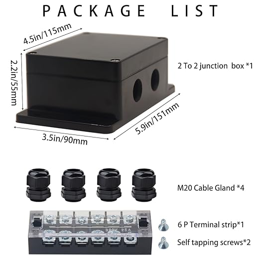 Watertight Junction Box, IP67 Waterproof Electrical Project Box - Image 7