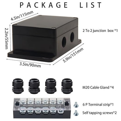 Watertight Junction Box, IP67 Waterproof Electrical Project Box - Image 7