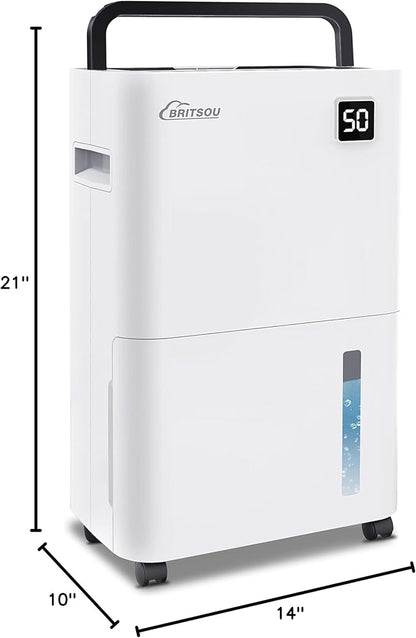 Britsou 50 Pints Dehumidifier for Basement - Image 9