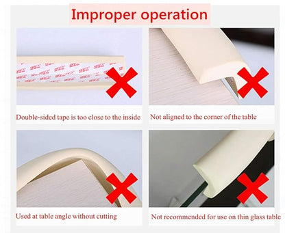 M2cbridge L Shape Extra Thick Furniture Table Edge Protectors Foam 6.5 Ft) - Image 7