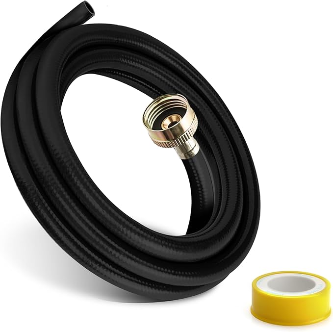 Dehumidifier Drain Hose 3/4 Inch FHT, 12 Foot, by Hasanbar