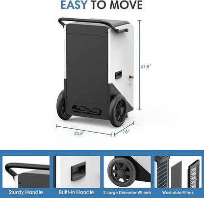 250 Pint Commercial Dehumidifier - Image 7