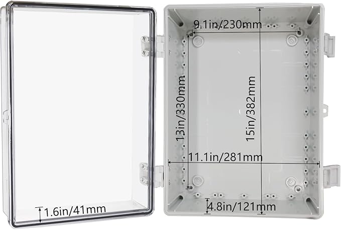 Waterproof Outdoor Electrical Box Junction Box Weatherproof IP67 ABS Plastic - Image 4