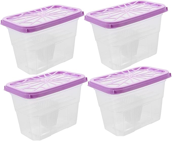 4pcs Reusable Moisture Absorber Boxes by SOLUSTRE