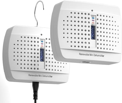 2 Pack Small Dehumidifier, Gun Safe Dehumidifiers, Damp Rid, Rechargeable by Unknown