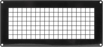 Repa Market 10" x 5" Inch Black Galvanized Steel Rectangular Crawl Space Vent by RepaMarket