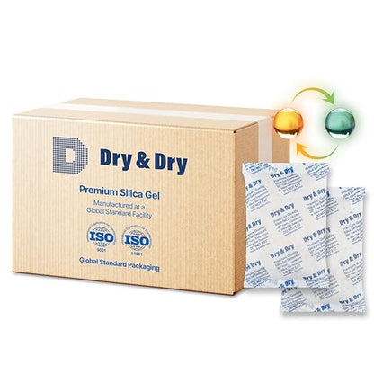 Dry & Dry 500 Gram Orange Indicating Mixed Silica Gel Packets by DryDry